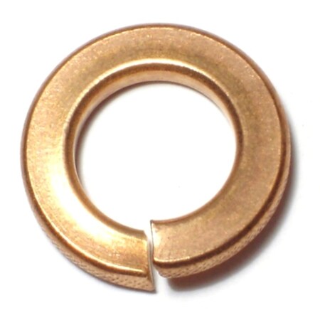 Midwest Fastener Split Lock Washer, For Screw Size 1/2 in Bronze, Bronze Finish, 8 PK 61928